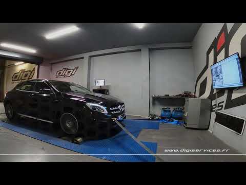 Mercedes GLA 220D 177cv AUTO Reprogrammation Moteur @ 200cv Digiservices Paris 77 Dyno