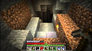 preview picture of video 'Minecraft: amplified survival episode #011 secret lair, diamonds'