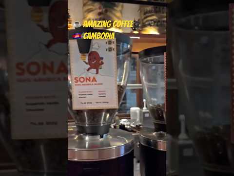 ☕️🇰🇭 Most Amazing Coffee in Asia #visitcambodia #visitsiemreap #coffee #coffeeculture #travel