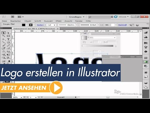 Adobe Illustrator Tutorial: Create a logo and use the tools correctly