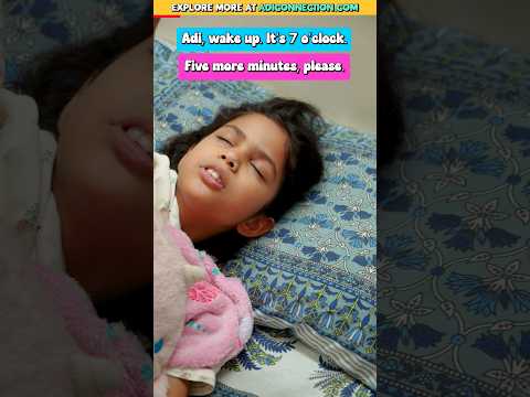 Adi Talks with Her Mumma! 😍 Kids English Sentences, Adi Keshari Connection #shorts