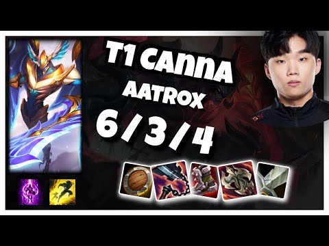 Canna Aatrox Top 10.25 Challenger Gameplay S11 (6/3/4) - KOREAN