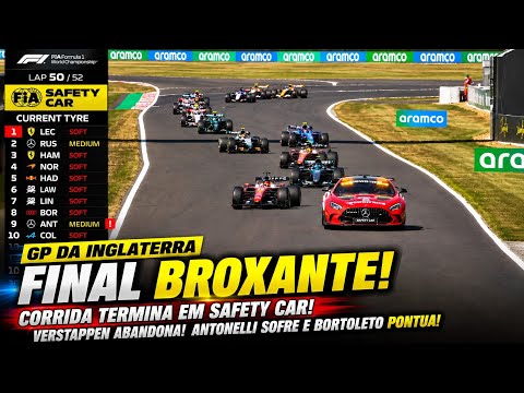 VERSTAPPEN ABANDONA, CORRIDA TERMINA EM SAFETY CAR! ANTONELLI SOFRE E LECLERC VENCE | FORMULA 1