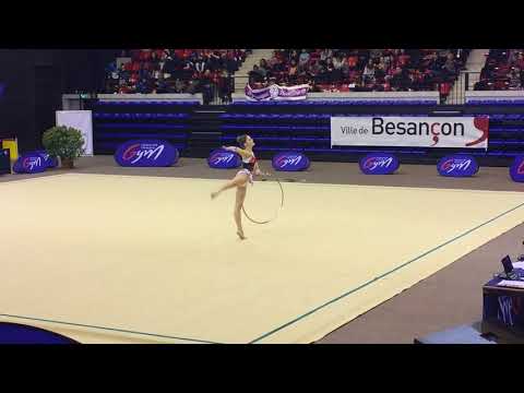Inès Clément cerceau - Nat A 14/15 ans - France Besançon 2018