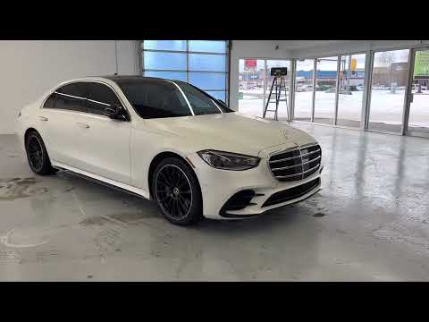How to open the hood Mercedes-Benz S580