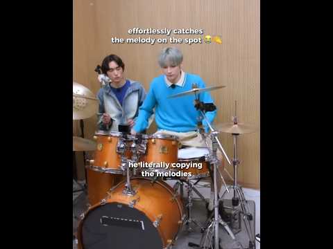 hueningkai wants to start a band ep 1 ( play drums 🥁) #txt#hueningkai#shorts