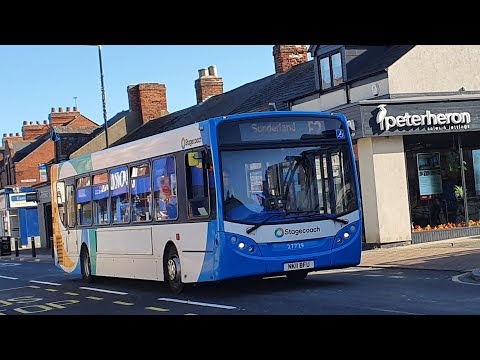 PEACEFUL RUN: Route E2 | NK11BFU/27729 - Stagecoach North East: ADL Enviro 300
