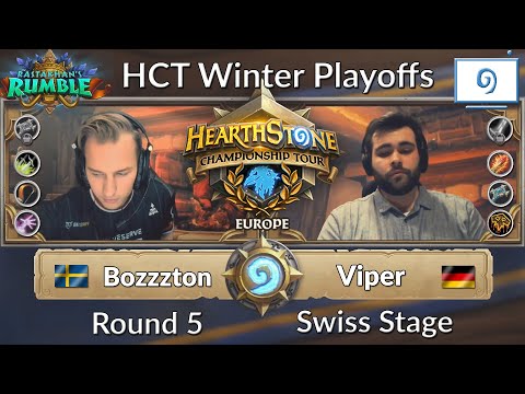 HCT Winter Europe: Bozzzton vs Viper - Season 3 2018 | Day 1 Swiss Stage Round 5
