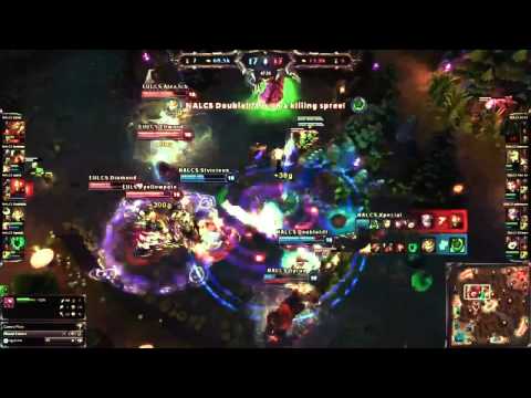 Doublelift Ezreal Pentakill [NA vs EU] @ LCS ALL-STAR 2013