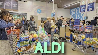 【4K】𝐖𝐀𝐋𝐊 🇺🇸 The ALDI store in Rego Park, Queens New York