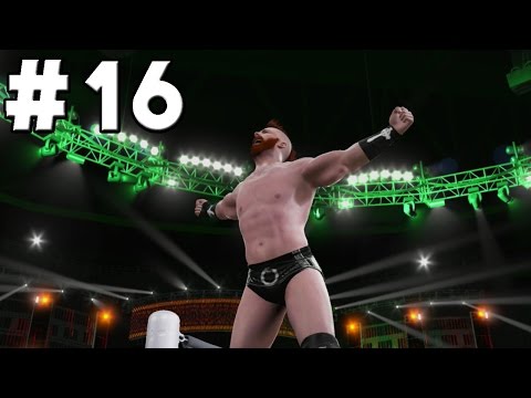 WWE 2K17 My Career Mode Walkthrough Part 16 - John Cena vs Sheamus vs Kermmy