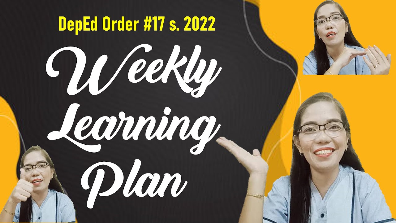 Weekly Learning Plan - WLP | #lessonplan #wlp #4a #TeacherRacky