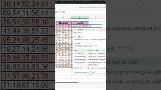 Summing Comma Separated Values! | Excel Tricks #viral #tech