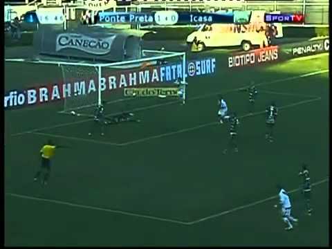 Os gols de Ponte Preta 4 x 1 Icasa pela Série B do Brasileiro 2011