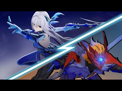 Skirk fights Tartaglia on a whale (animation) - GenshinImpact x DillonGoo