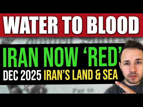 Breaking: 'Blood Rain' Hits Iran Turning the Land & Sea Deep Red!