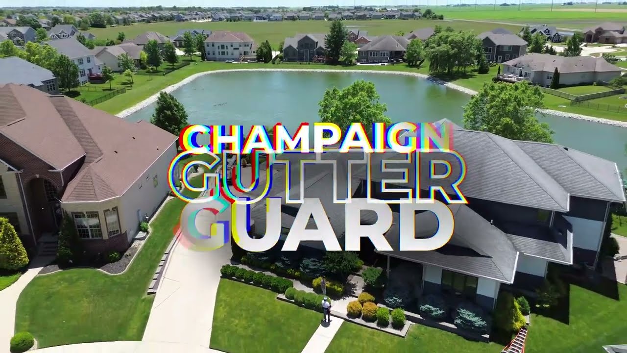 Gutter Guard Install in Champaign, Illinois