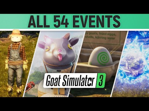 Goat Simulator 3 - All 54 Events - Full Game