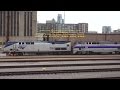 4k AMTRAK Empire Builder Train #7 April 30 2014 ac.