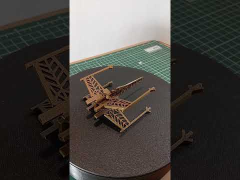 Модель «Snowflake X-Wing» - 3D-печатанный декор-орнамент в стиле Star Wars (FDM технология) - фото 1 - id-p2786157592