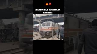 🔥Gatimaan Express At Full Speed🔥 ☠️ #indianrailways #shorts