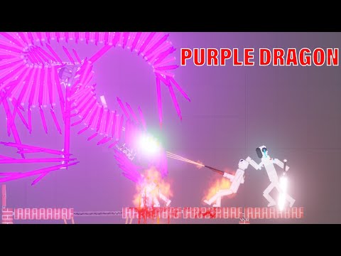 The Purple Dragon Attack on People Playground - People Playground 1.21.3