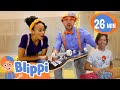 Skateboarding With Blippi Meekah Shaun White Summer Games Edition Fun Videos For Kids