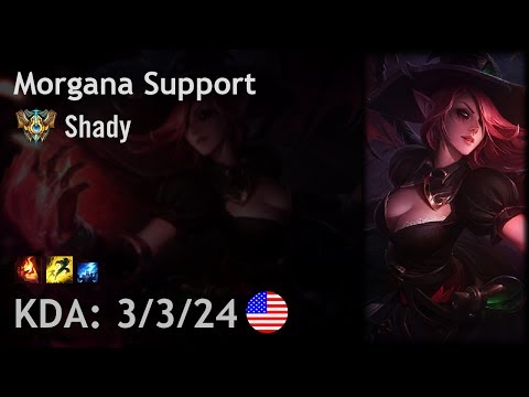 Morgana Support vs Rakan - Shady - NA Challenger Patch 7.14