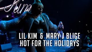 Mary J Blige and Lil Kim at Hot for the Holidays