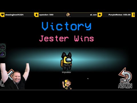 9000 IQ Jester Play in Modded Among Us Jester/Sheriff/Morphling Roles! (3/19/2021 - Stream Replay)