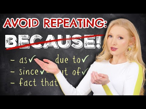 Avoid Repeating BECAUSE! - Use these ADVANCED English alternatives! (+ Free PDF & Quiz)