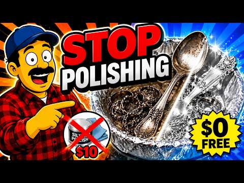 The Lazy Way to Make Tarnished Silver Shine Like New