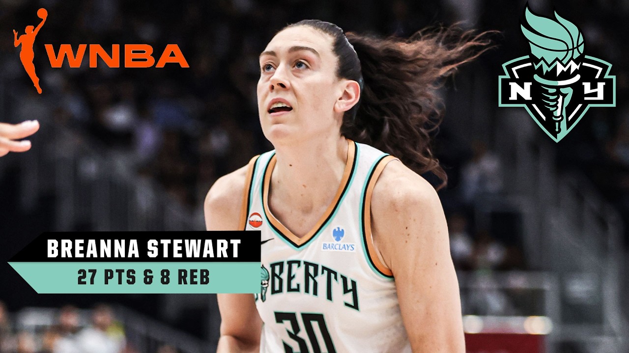 Breanna Stewart drops 27 PTS in Liberty’s win over the Tempo 🔥 | WNBA on ESPN