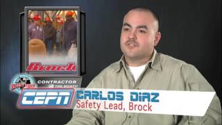 Brock services being recognized for their safety record at the CEP mp4