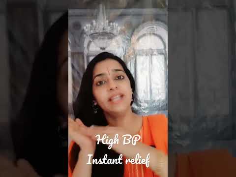 how to get instant relief from high blood pressure | how to lower your BP when it's high