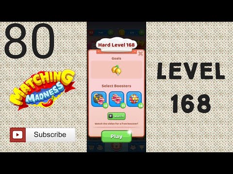 Matching Madness: Match 3 Puzzle games. Level 168 #tinytacticsgames