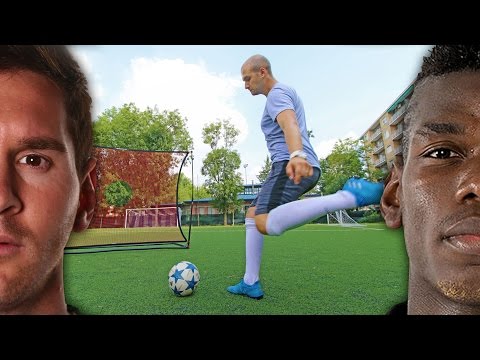 MESSI VS POGBA - Free Kick CurveBall BATTLE | I2BOMBER