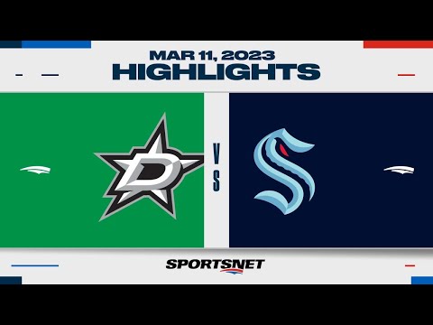 NHL Highlights | Stars vs. Kraken - March 11, 2023
