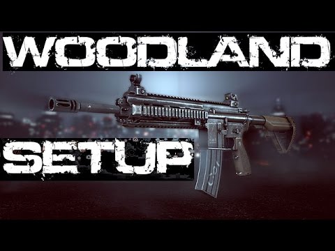 Battlefield 4 Setup - "Woodland Soldier" CZ-805