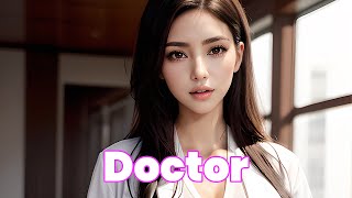 [ AI ART 4K ] Doctor LOOKBOOK (music created by AI Fashion X)