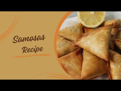 MEAT SAMOSAS RECIPE / STEP BY STEP