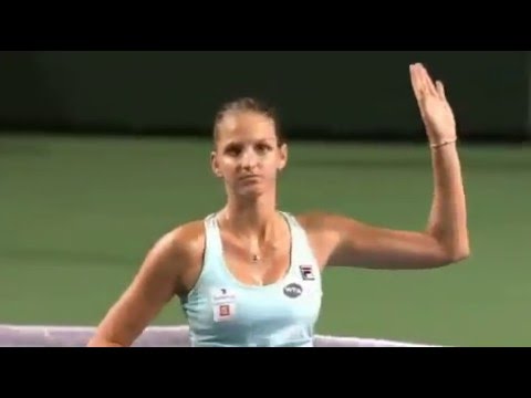 Karolína Plíšková - Johanna Konta 7:6, 3:6, 6:3 (Indian Wells)