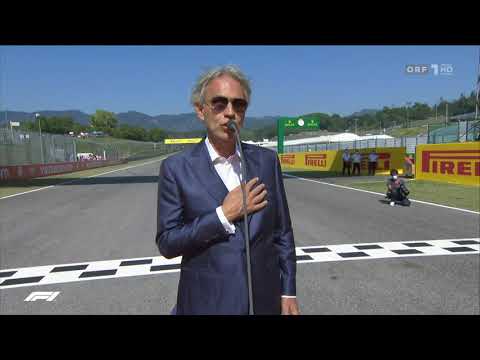 National Anthem of Italy performed by Andrea Bocelli | F1 2020 Tuscan GP