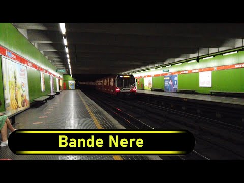 Metro Station Bande Nere - Milan 🇮🇹 - Walkthrough 🚶