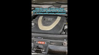 Mercedes 722.9 7G-TRONIC Transmission conductor plate turbine speed sensor replacement