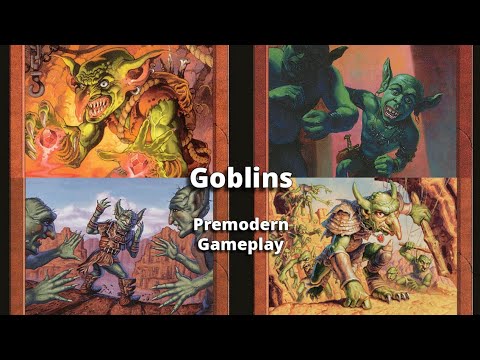 GOBLINS • Premodern MTGO Gameplay • Red-Green Tribal Aggro
