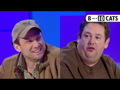 Christian Slater Cannot Understand a Word Johnny Vegas Says! | 8 Out of 10 Cats