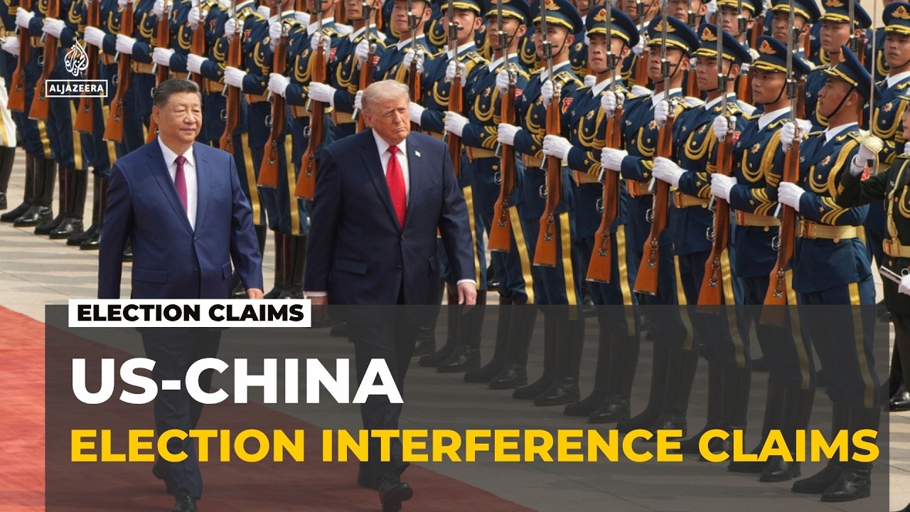Trump's election allegations: US president accuses China of interference