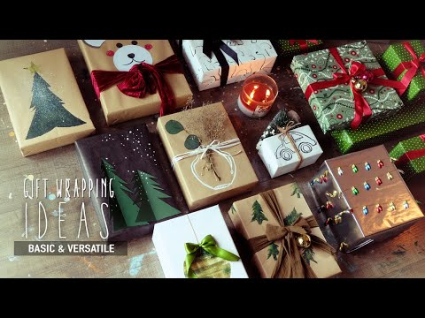 DIY EASY GIFT WRAPPING IDEAS + HACKS 2022 | Basic and Versatile