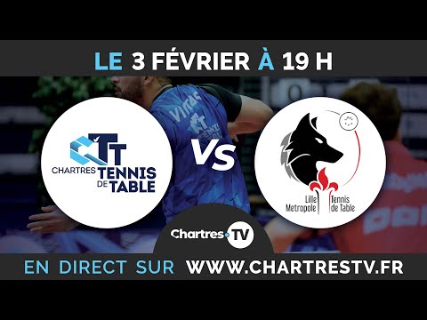 C'Chartres Tennis de Table vs Lille Métropole TT